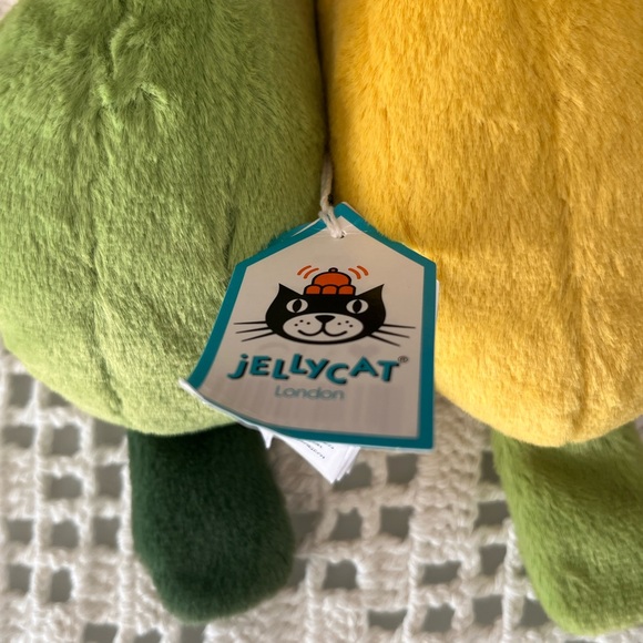 Jellycat Colorful lovebirds Stuffed Animal new with tags display only - Picture 6 of 6